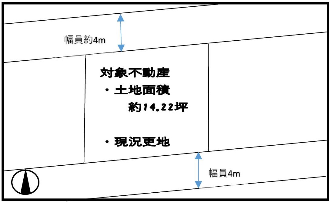 上野芝向ヶ丘町1丁土地